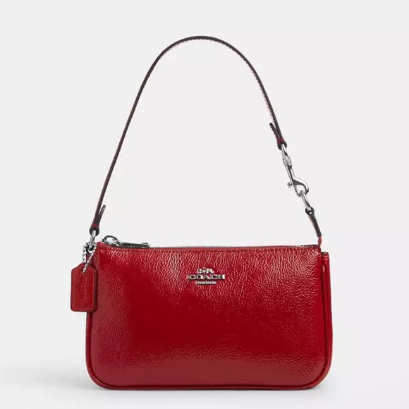 Coach Handbags - NWT Coach Nolita 19 In patent
Leather red/silver